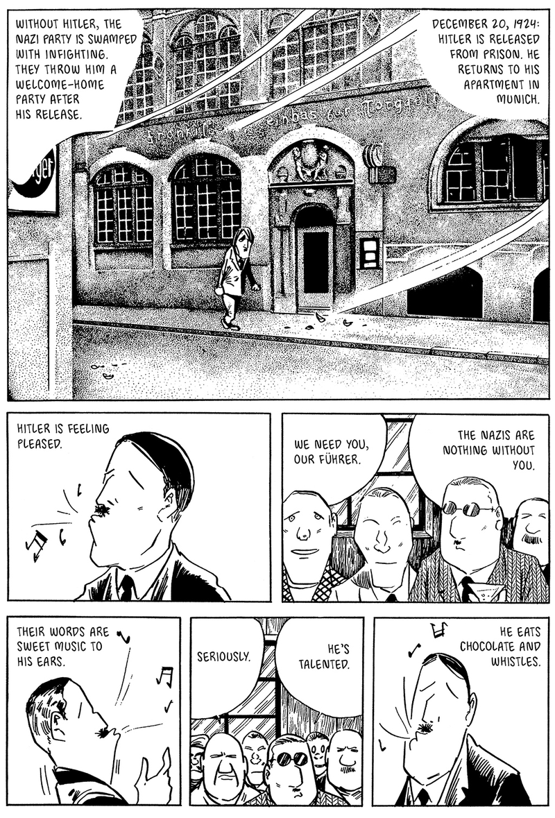 Illustration for article titled Exclusive D&Q preview: A dictator rises in Shigeru Mizukiās Hitler